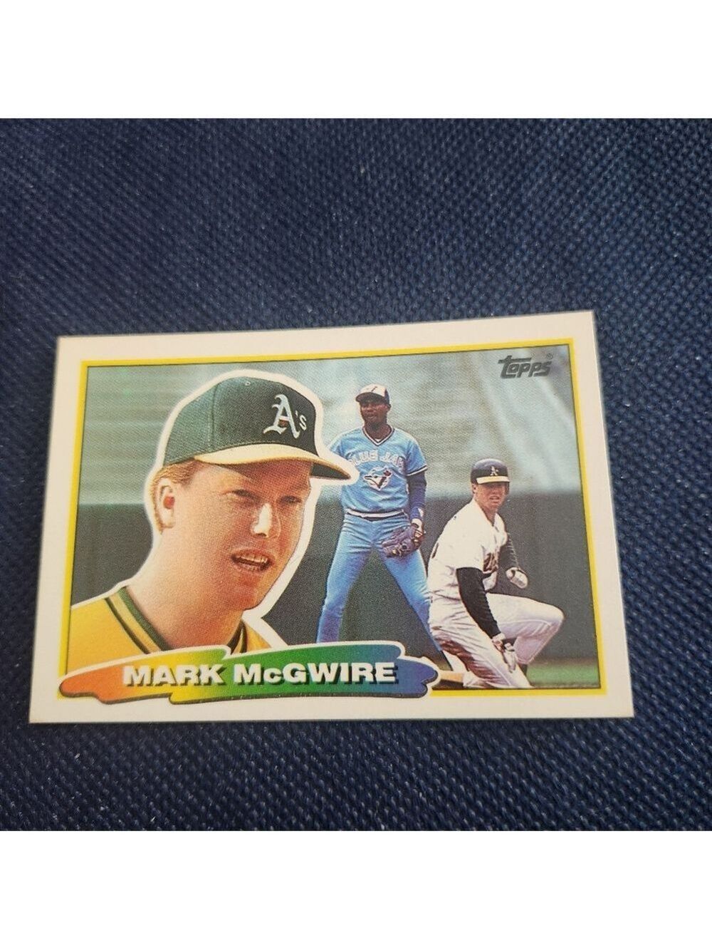 This baseball card is a 1988 Topps Big #179 Mark McGwire LOW POP! - Picture 3 of 3